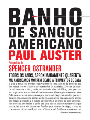 cover image of Banho de Sangue Americano
